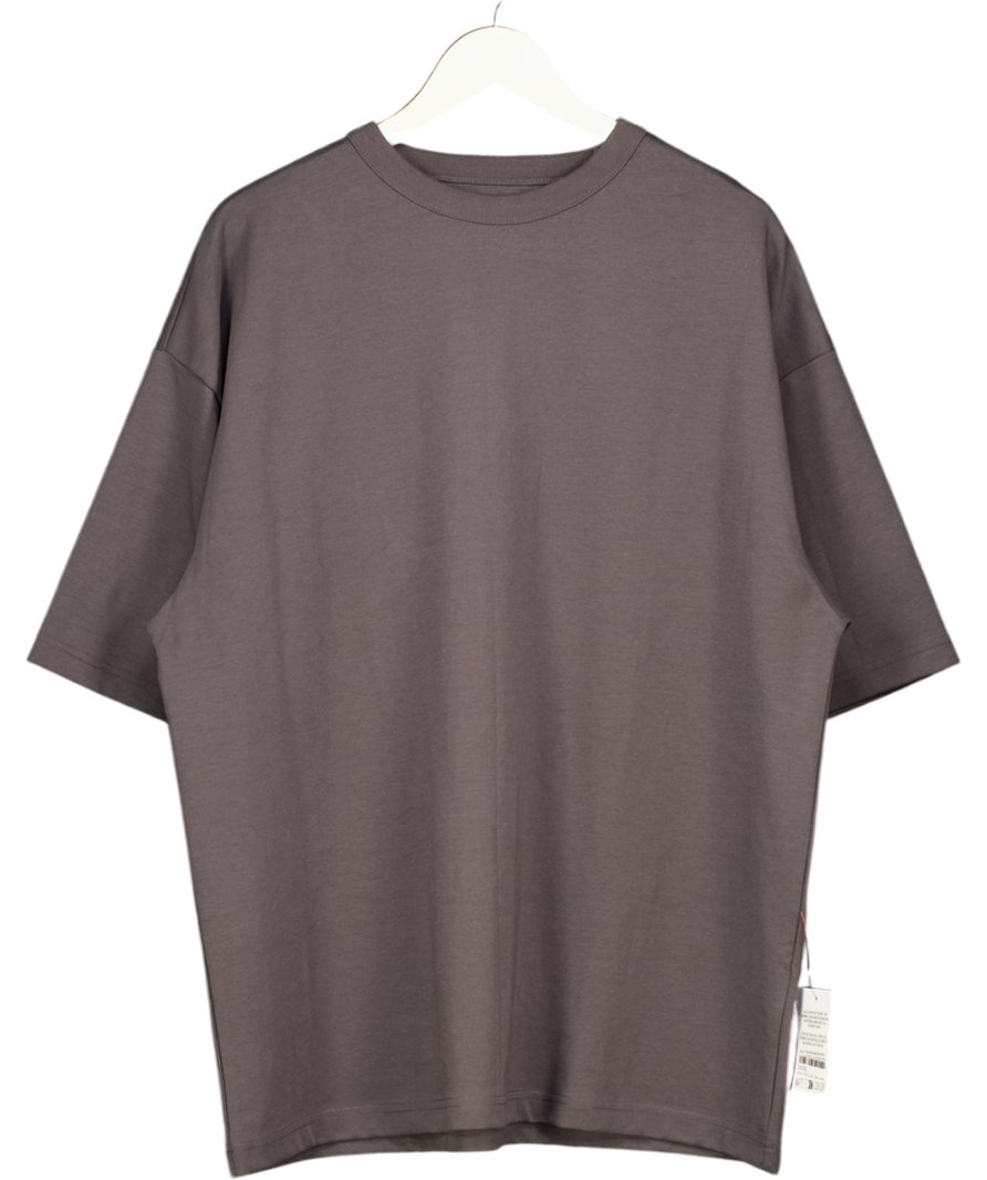 ASOS Grey Double Sleeve T Shirt UK L