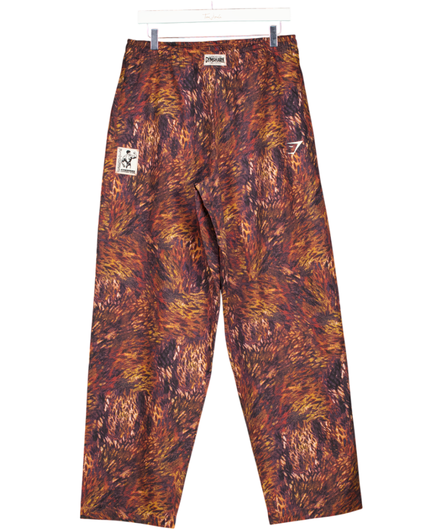 gymshark Brown Straight Leg Pumper Pants UK M