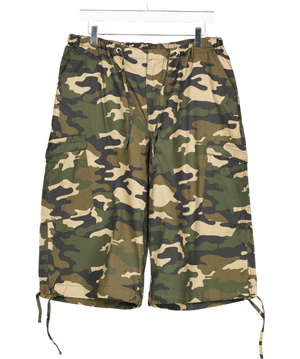 WHITE FOX Green Hidden Waterfalls Cargo Shorts Camo Print UK M