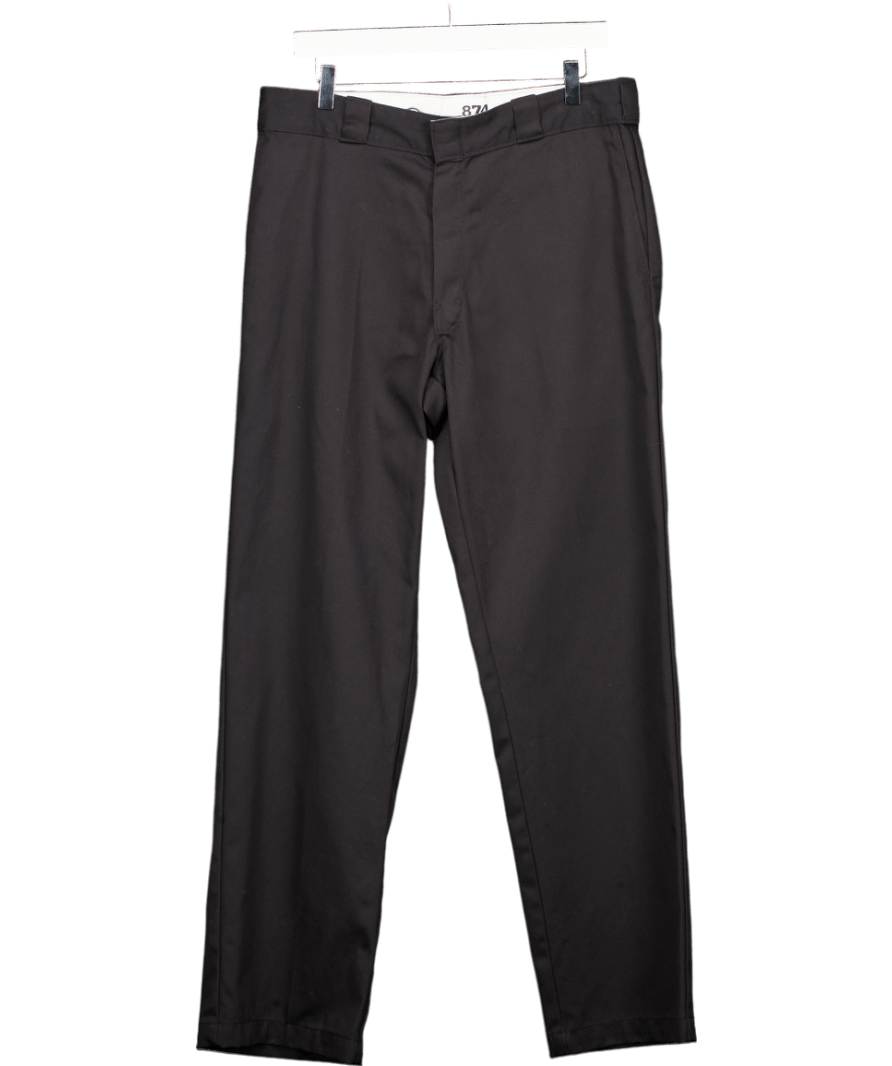 Dickies 874 Original Black Trousers L32 W34 - Reliked
