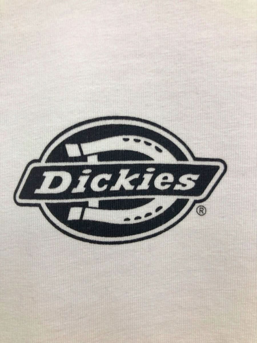 Dickies Black/White Sodaville Long Sleeve Crop Tee Large - Reliked