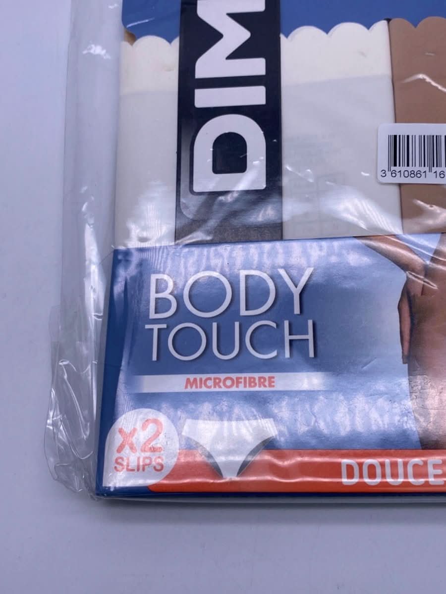 Dim Beige Body Touch Microfibre Briefs UK 6 - 8 - Reliked