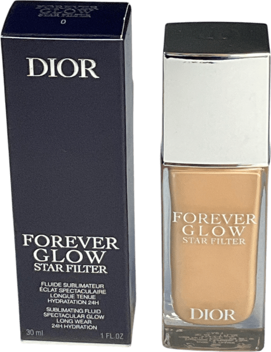 Dior Forever Glow Star Filter Foundation 0 30ml - Reliked