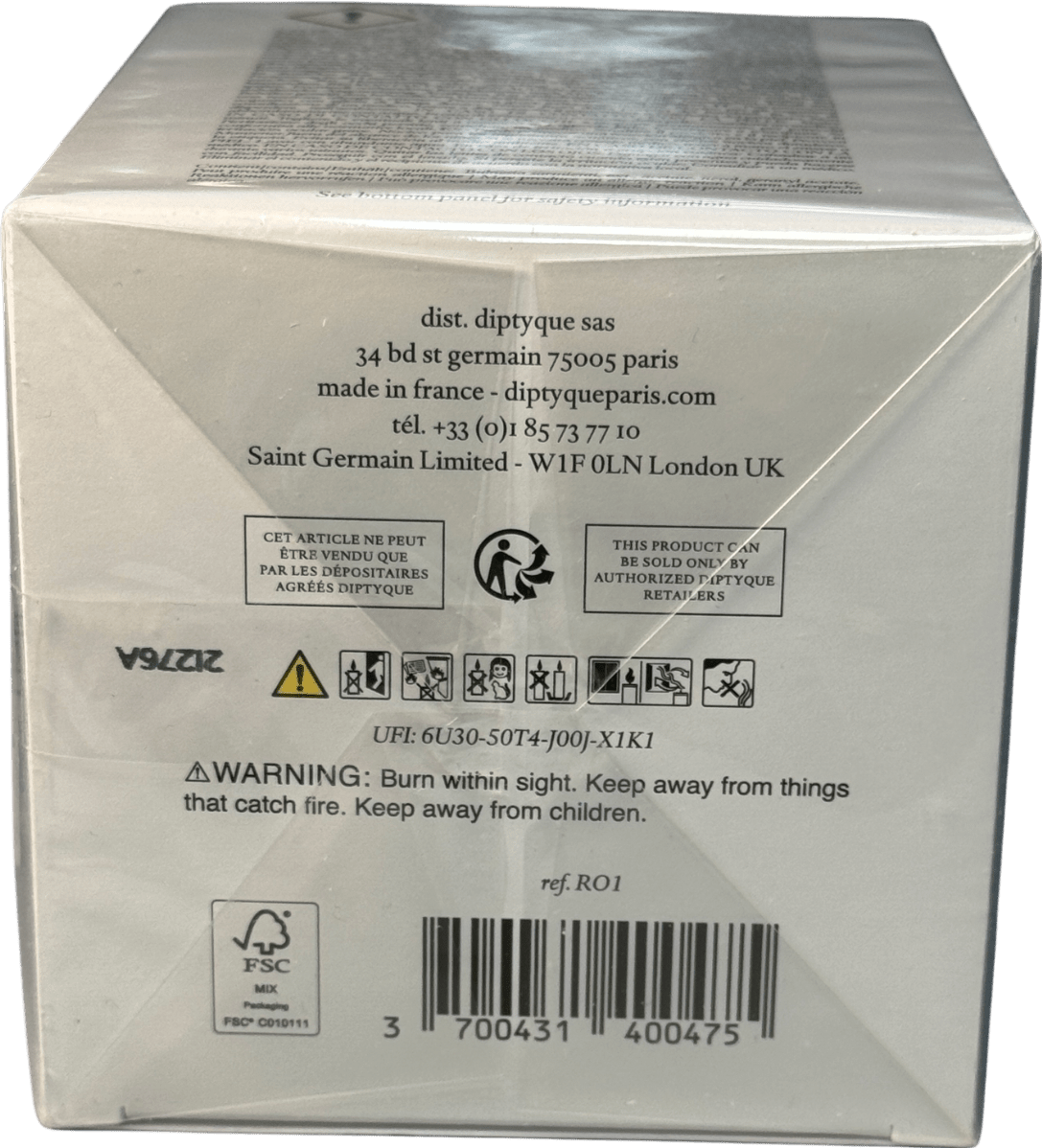 DIPTIQUE Roses Classic Candle 190g - Reliked