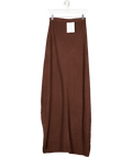DISSH Alias Chococlate Brown Textured Knit Strapless Midi Dress UK XS - Reliked