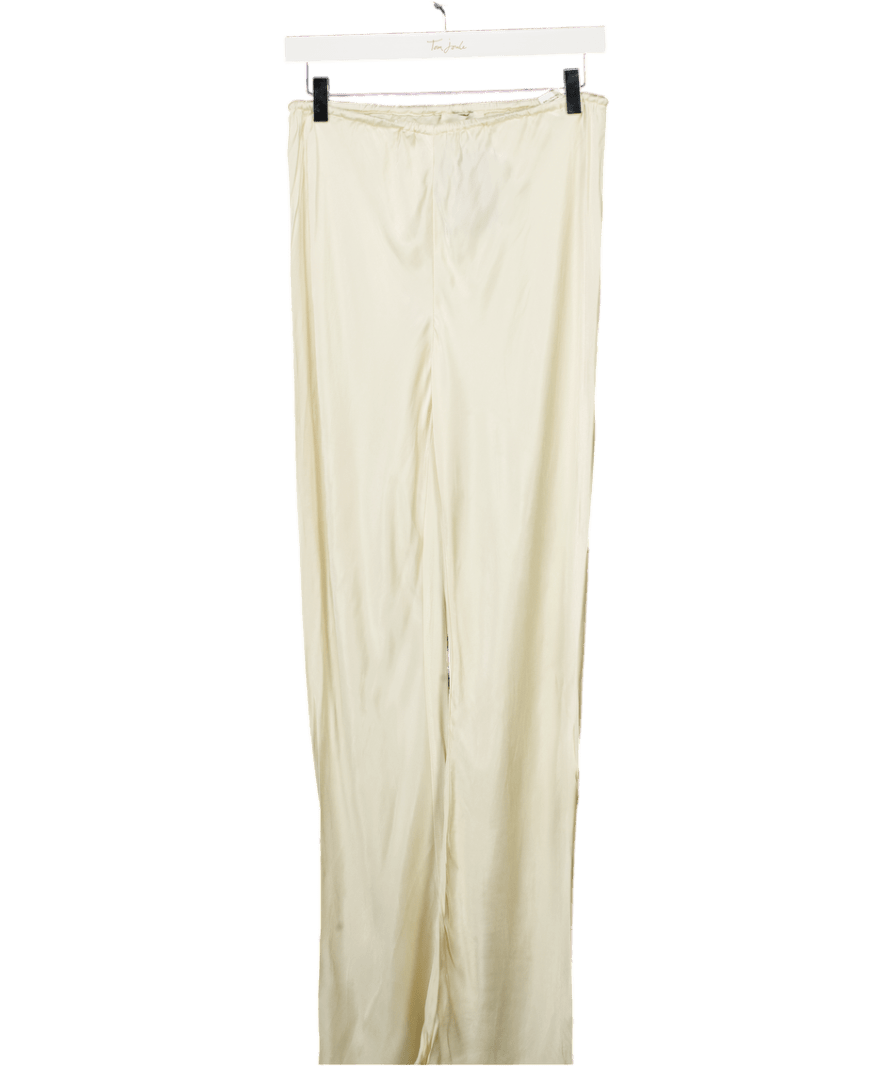 DISSH Cream Satin Bias Pant UK 6 - Reliked