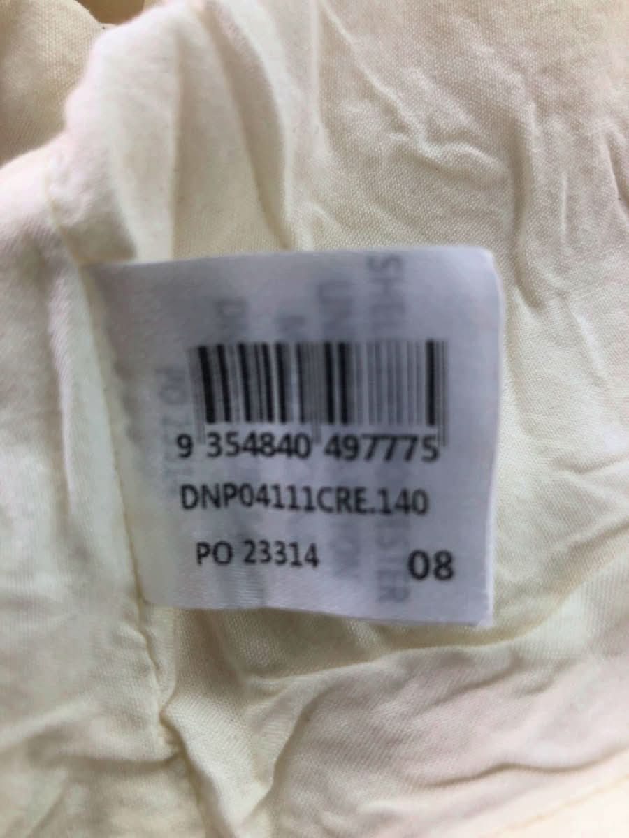 Dissh Cream Sleeveless Crop Top UK 8 - Reliked