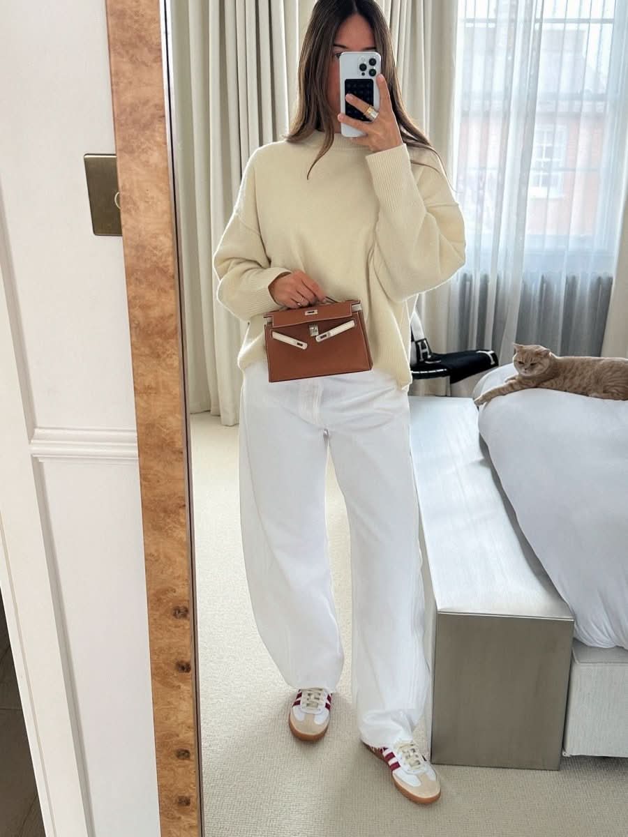 DISSH Paige Cream Wool Knit Jumper UK S - Reliked