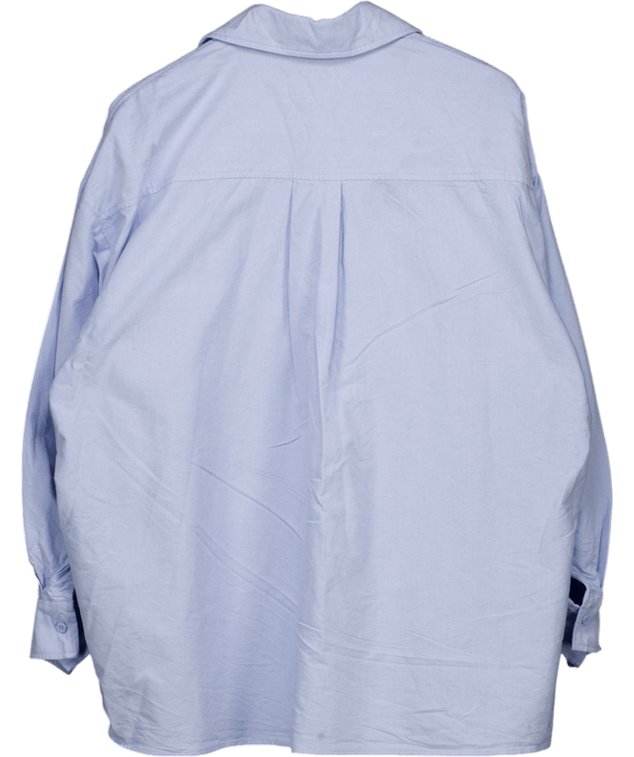DISSH Rhea Blue Oversized Cotton Shirt UK 6 - Reliked