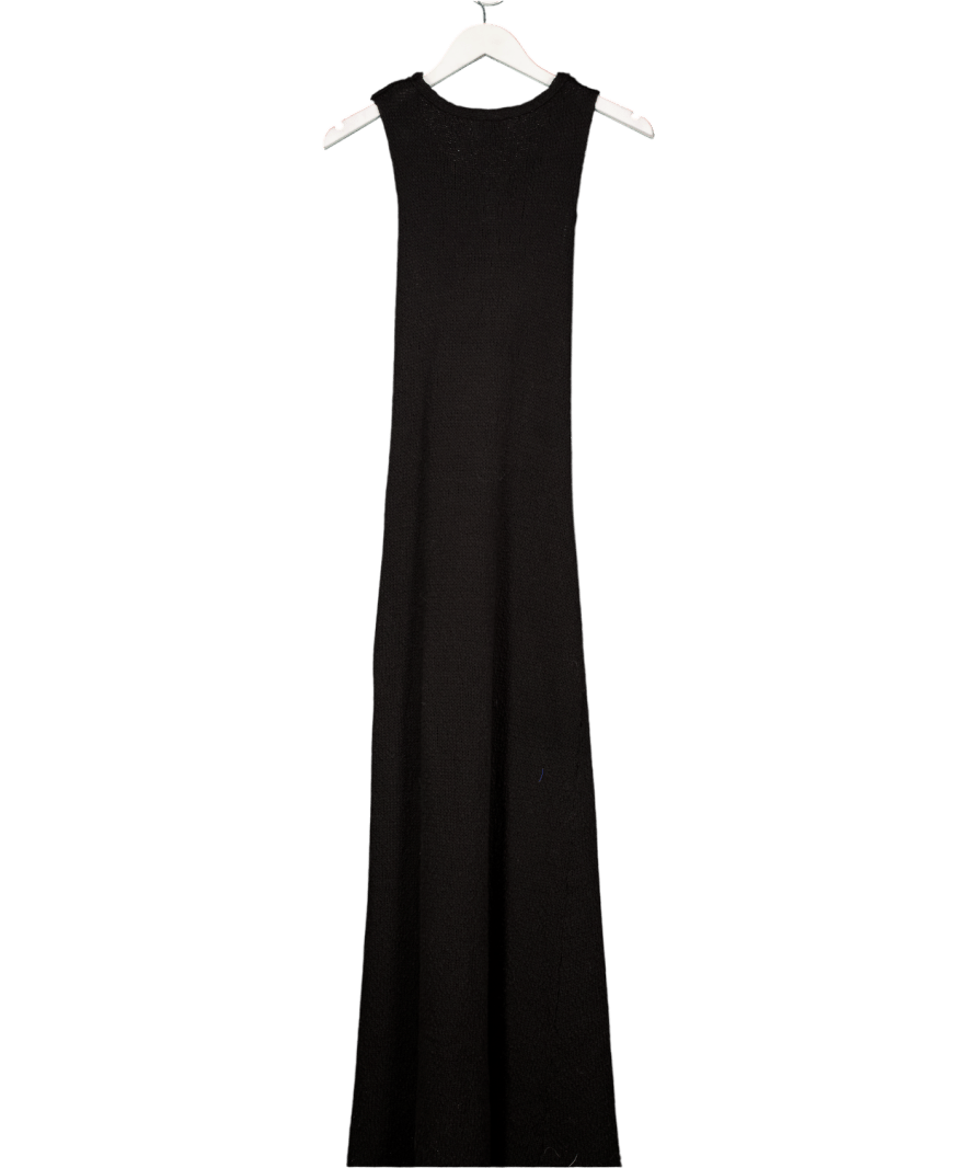 DISSH Sue Black Knit Maxi Dress UK XS - Reliked