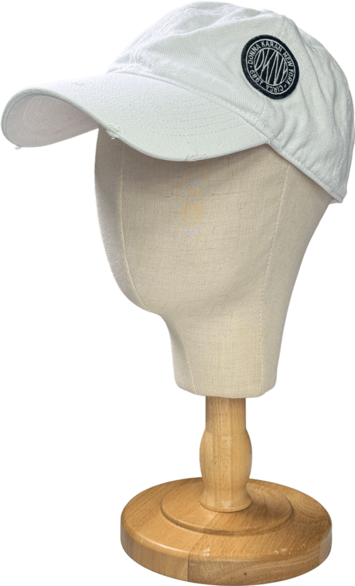 DKNY White Baseball Cap One Size - Reliked