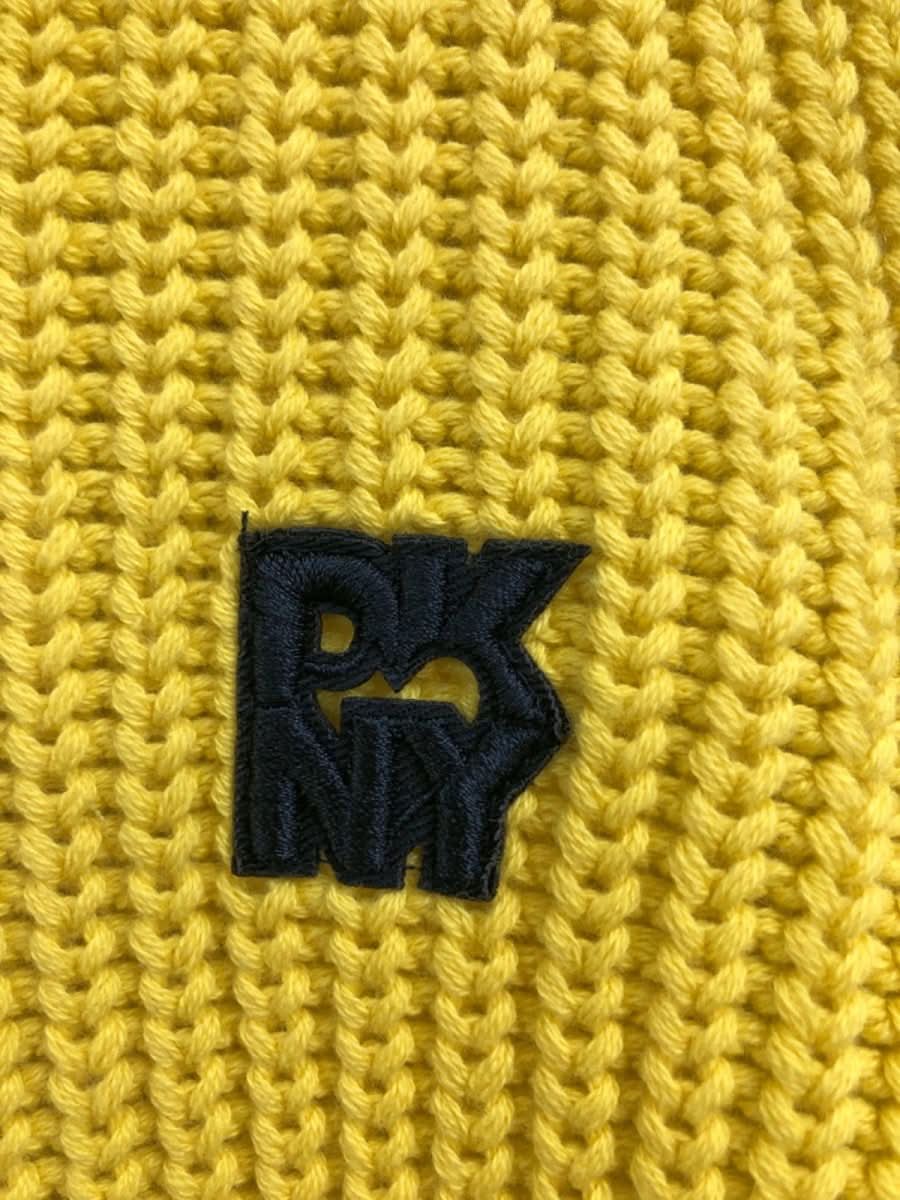 DKNY Yellow Knitted Tank Top UK M - Reliked