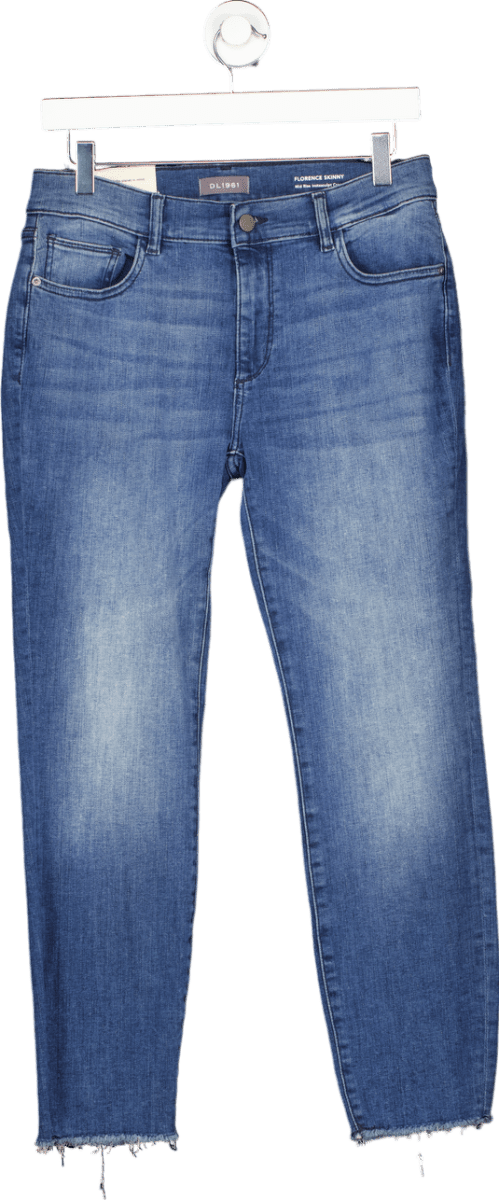 DL1961 Blue Florence Skinny Mid Rise Instasculpt Crop Jeans W29 - Reliked