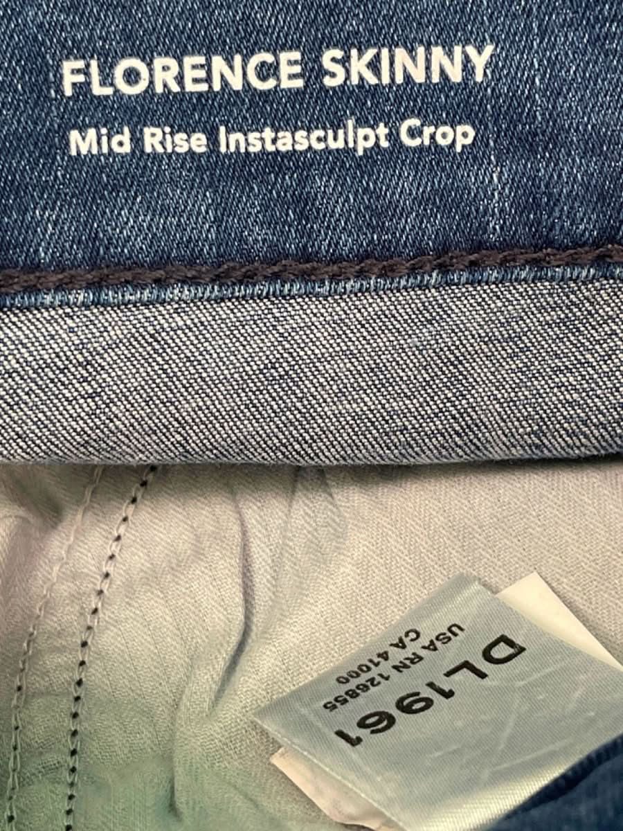 DL1961 Blue Florence Skinny Mid Rise Instasculpt Crop Jeans W29 - Reliked