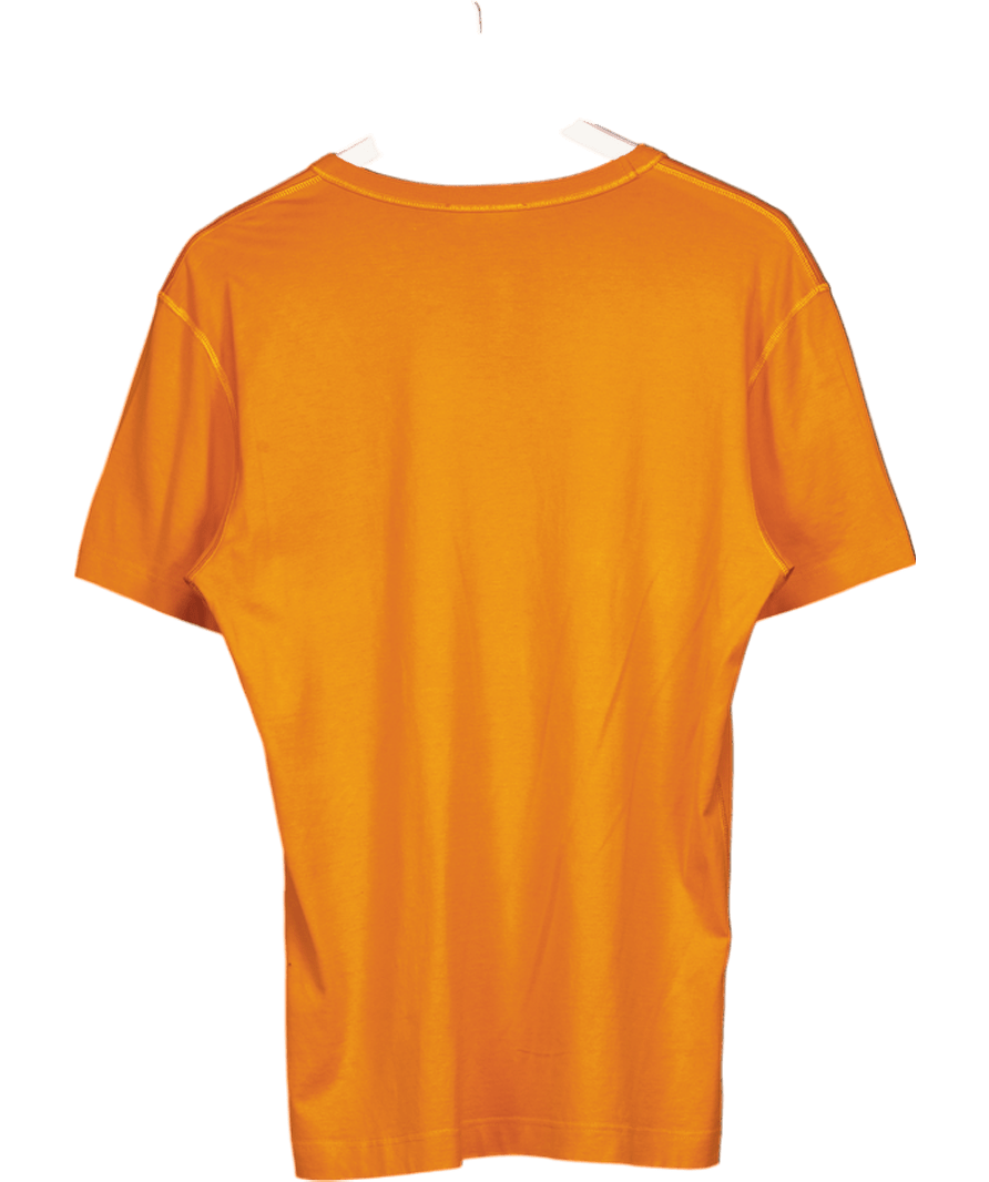Dolce & Gabbana Plaque T Shirt Dark Orange It48 UK M - Reliked