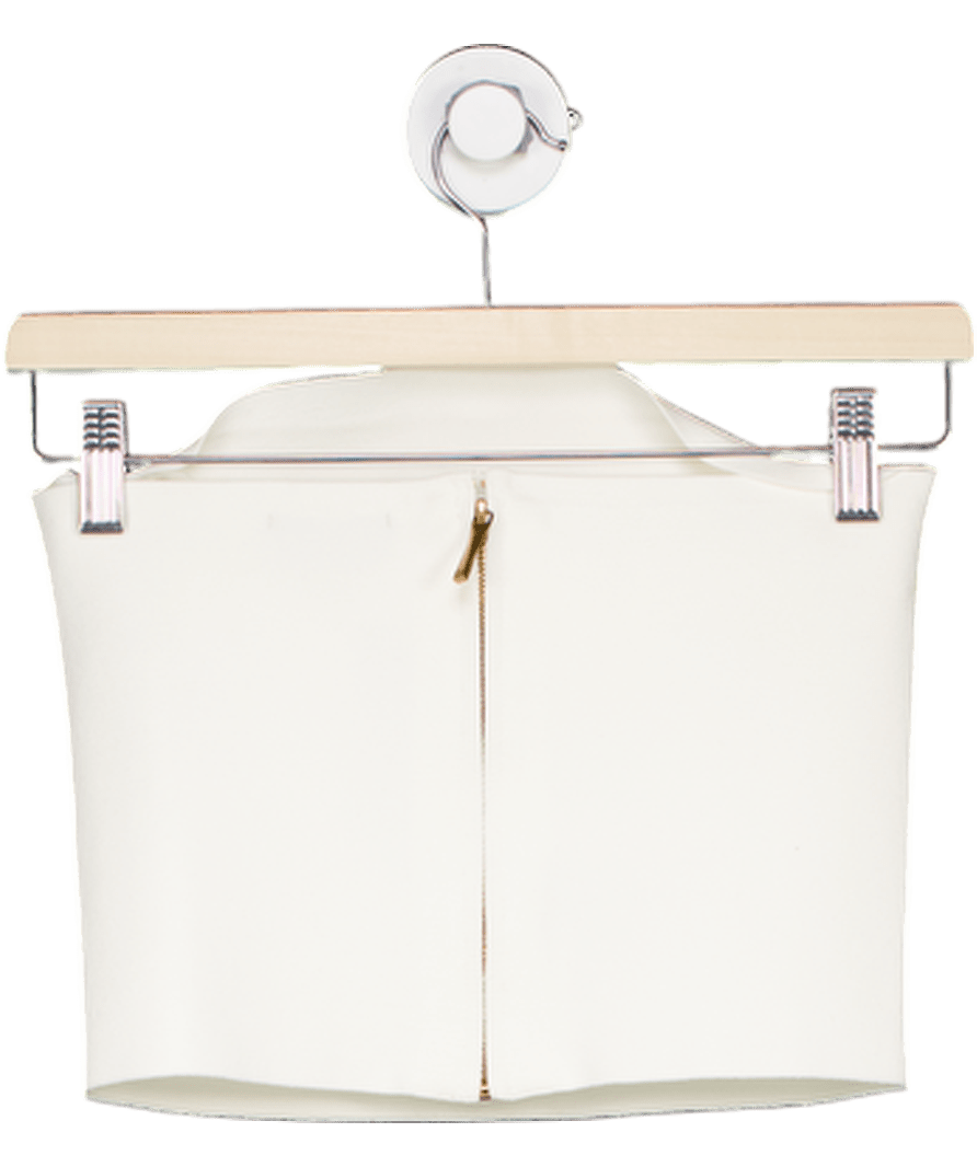 Donna Karan Ivory White Bandeau Top UK XS - Reliked