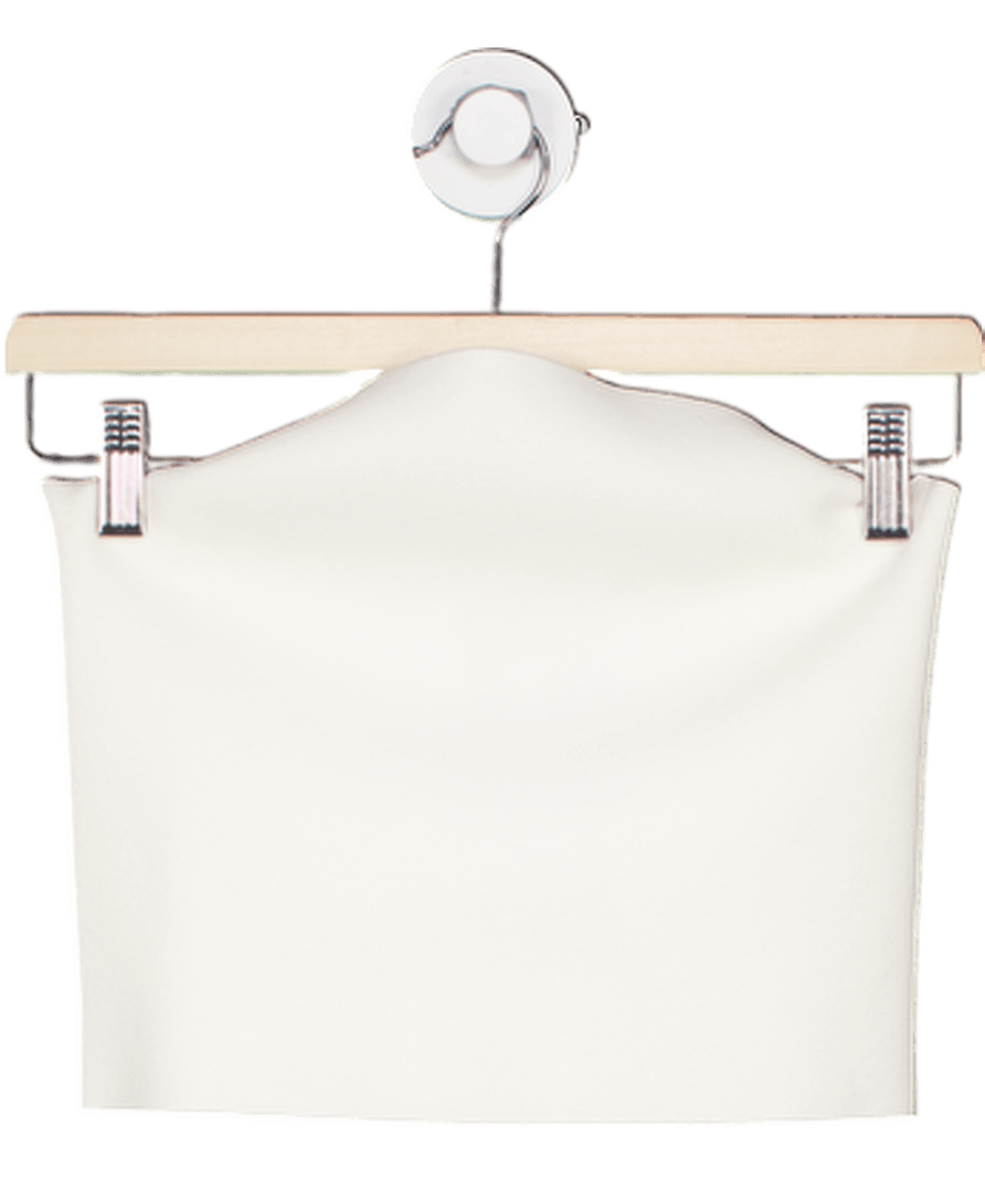 Donna Karan Ivory White Bandeau Top UK XS - Reliked