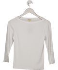 DONNI. White Long Sleeve T-shirt UK S - Reliked