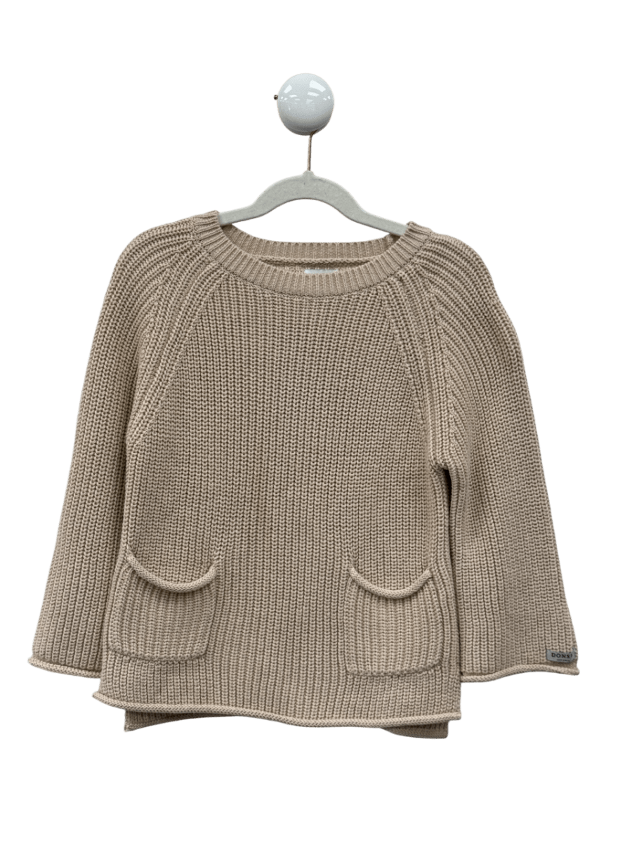 DONSJE AMSTERDAM Beige Stella Sweater Soft Sand 2 Years - Reliked