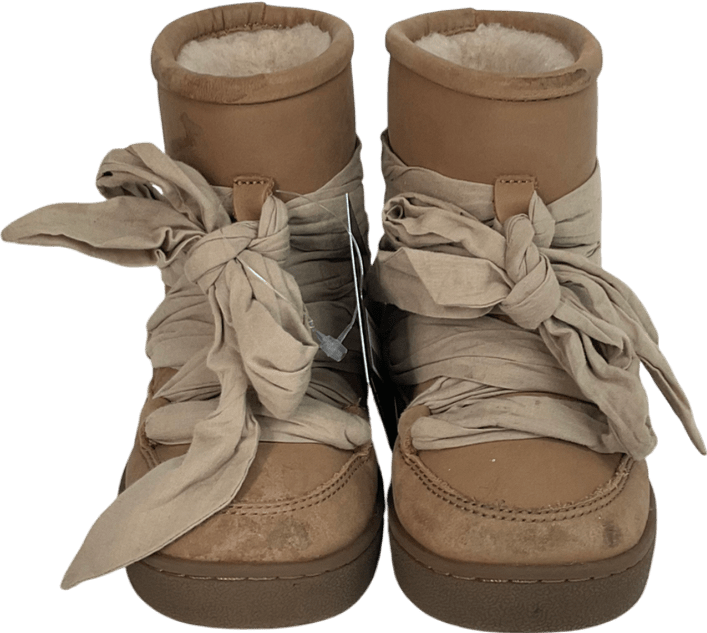 Donsje Brown Ganza Boots | Hazelnut Leather UK 8 EU 25 👼 - Reliked