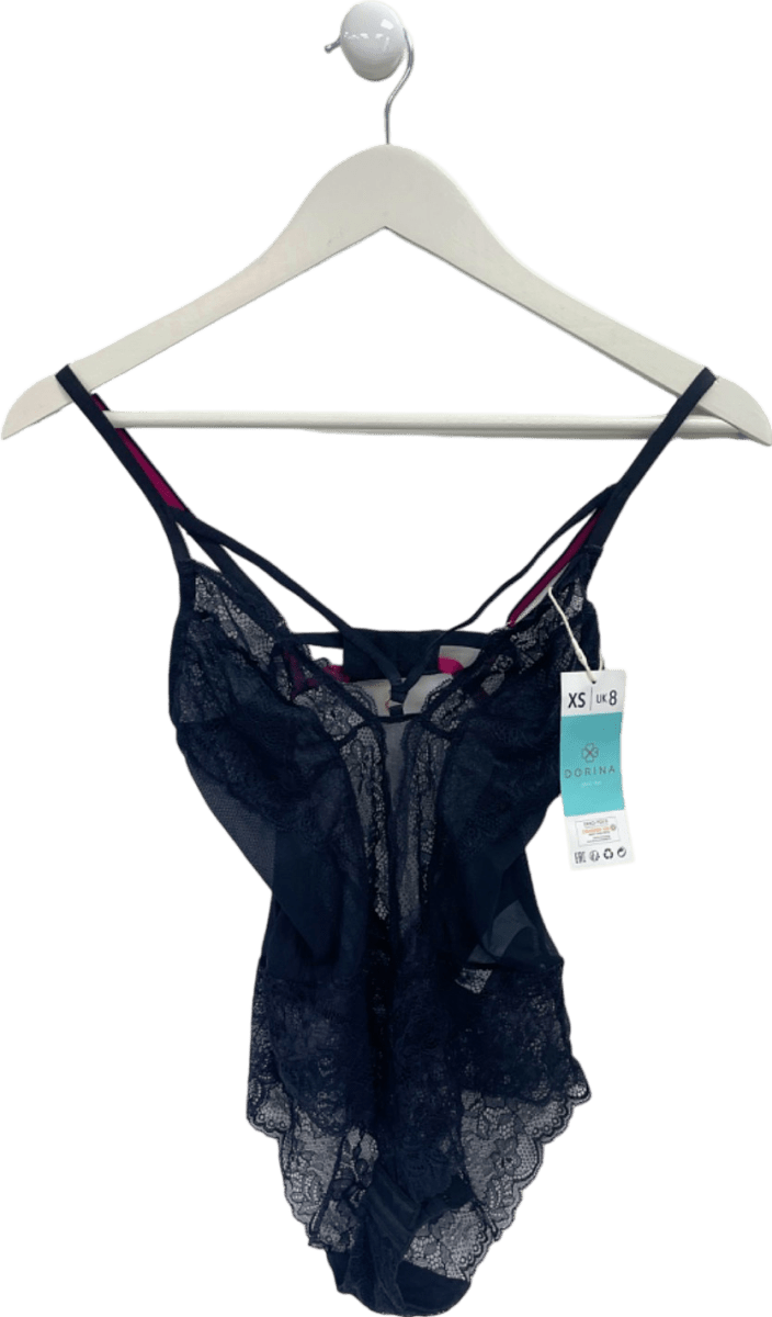 Dorina Black Eden Lace Bodysuit UK 8 XS - Reliked