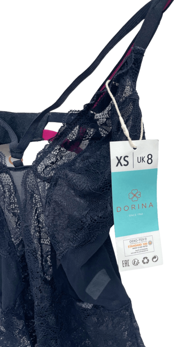 Dorina Black Eden Lace Bodysuit UK 8 XS - Reliked