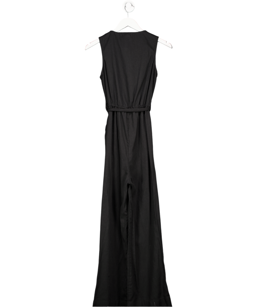 dorothy perkins Black Tie Waist Jumpsuit UK 8 - Reliked