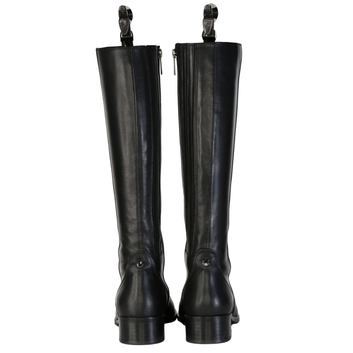 Dou Haltham Standard Knee High Boots In Black Leather UK 4 EU 37 👠 - Reliked