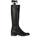 Dou Haltham Standard Knee High Boots In Black Leather UK 4 EU 37 👠 - Reliked