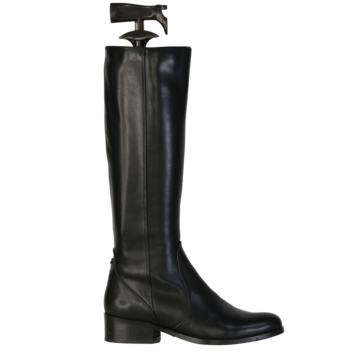 Dou Haltham Standard Knee High Boots In Black Leather UK 4 EU 37 👠 - Reliked