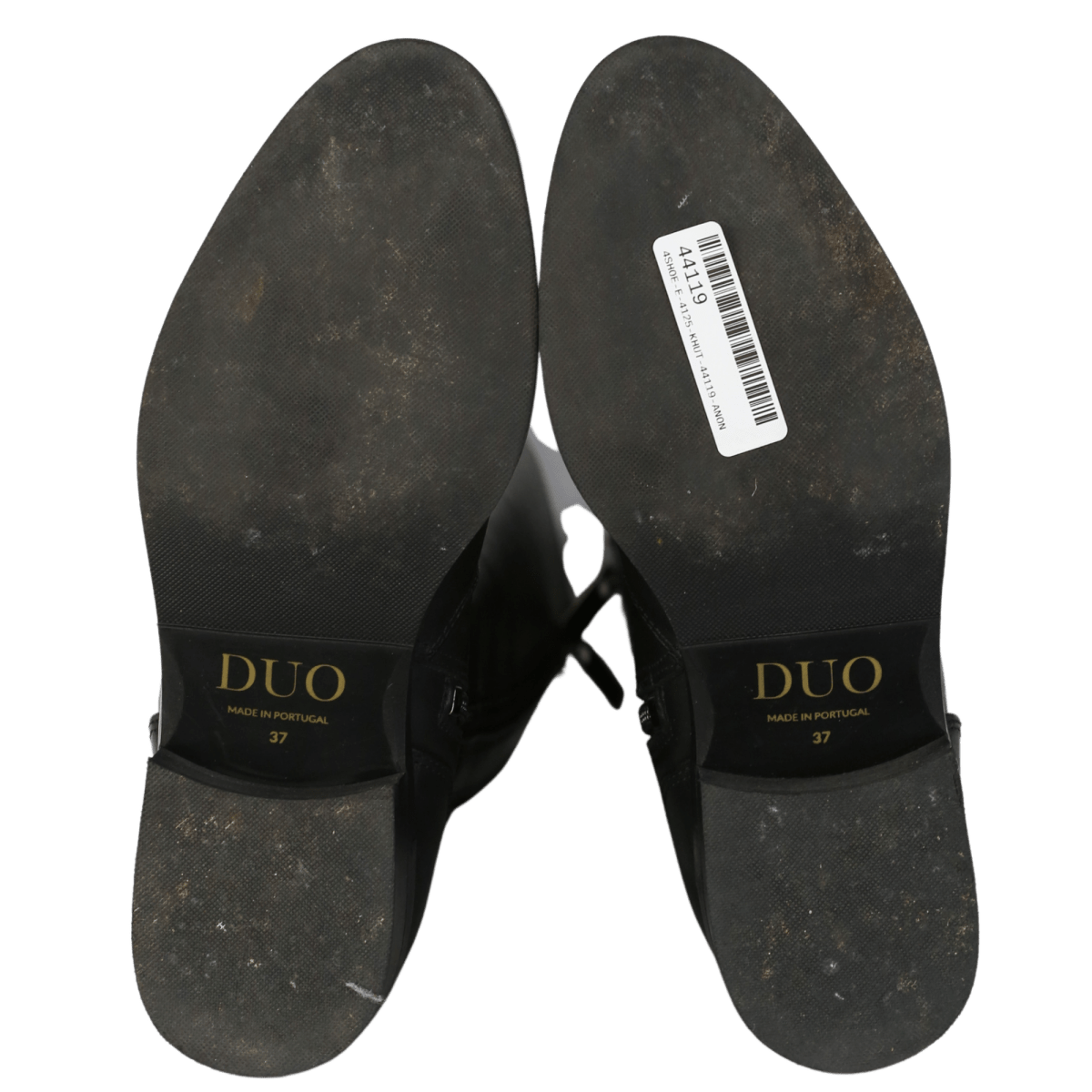 Dou Haltham Standard Knee High Boots In Black Leather UK 4 EU 37 👠 - Reliked