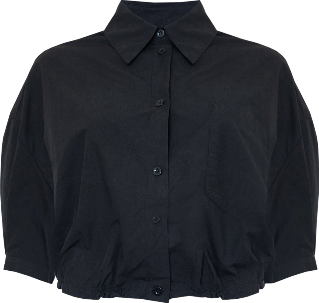 Jovonna London Black Davina Puff Sleeve Blouse BNWT UK M