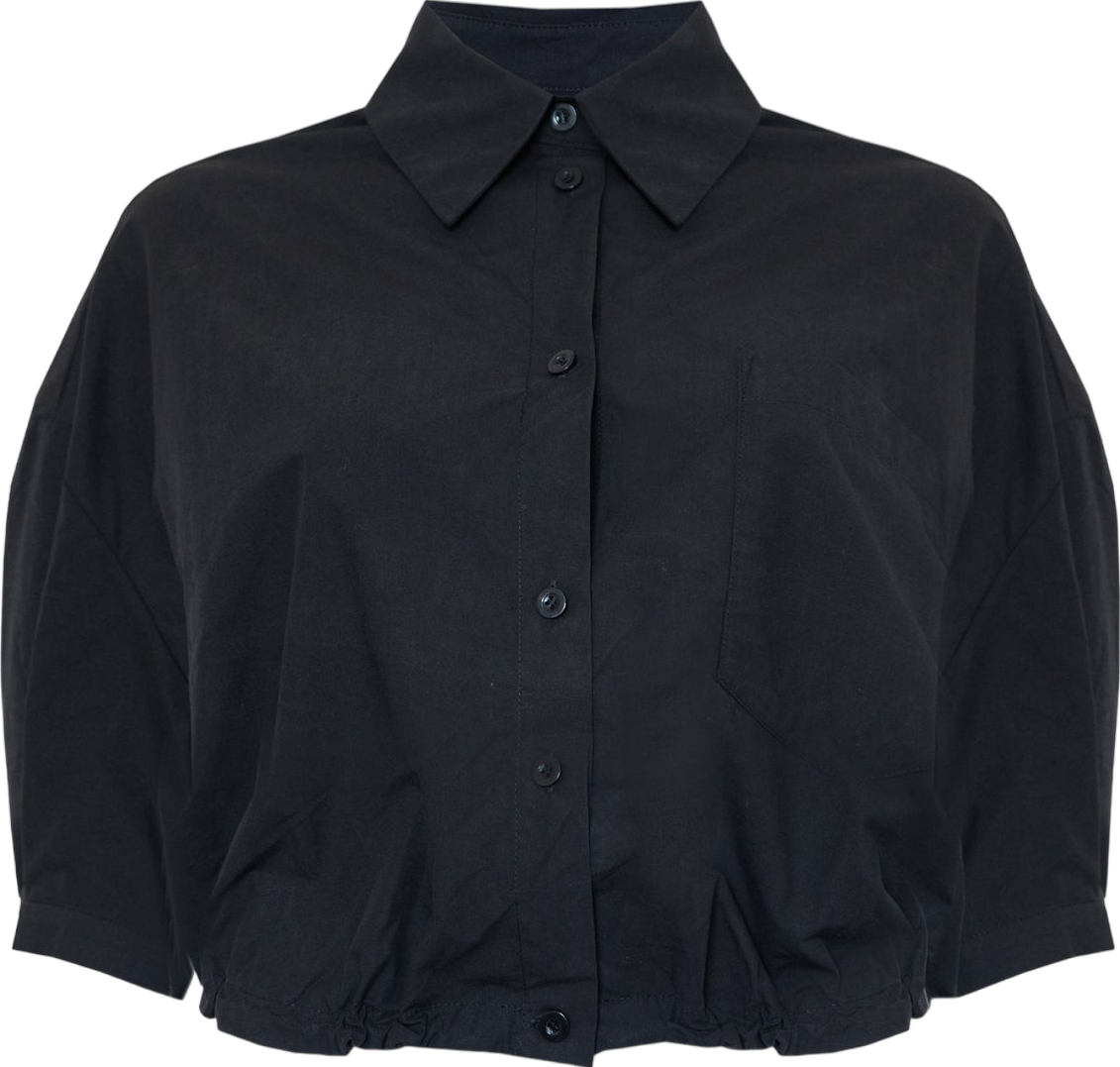 Jovonna London Black Davina Puff Sleeve Blouse BNWT UK M