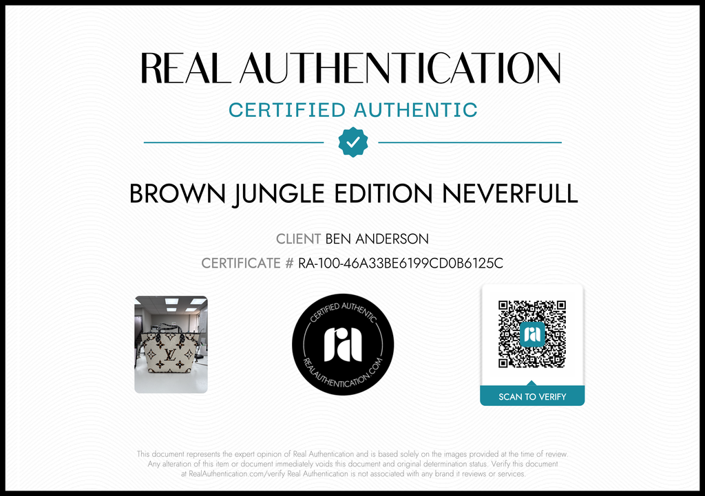 Louis Vuitton Ltd.edition Jungle Neverfull Mm Ivory/ Multicoloured Handbag