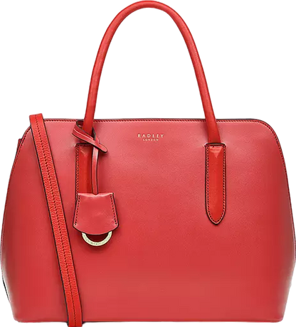 Radley London Red Coral Leather Medium Multiway Bag