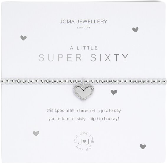 Joma Jewellery Silver A Little 'super Sixty' Bracelet One Size