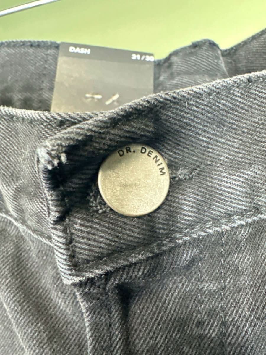 DR DENIM Black Dash Regular Straight Jeans W31 L30 - Reliked