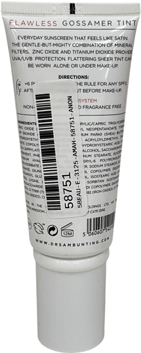 dr sams Flawless Gossamer Spf 50 02 50ml - Reliked