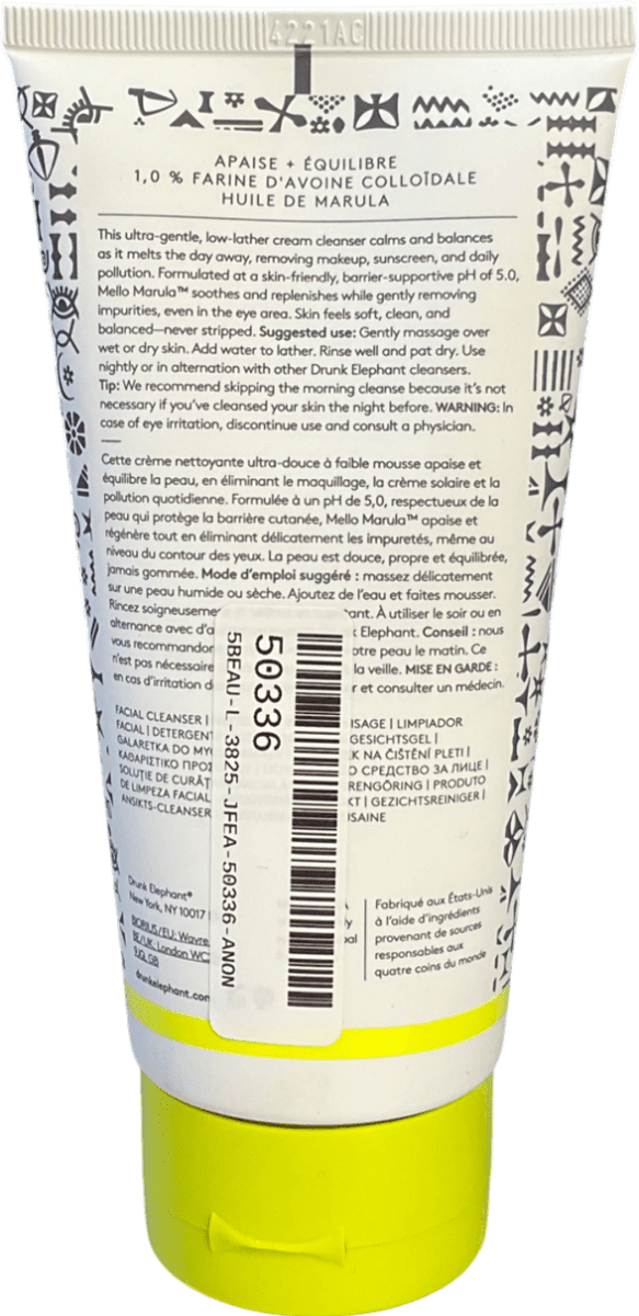 Drunk Elephant Mello Marula™ Cream Face Cleanser 150ml - Reliked