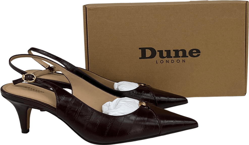 Dune Red Deserved Court Shoes UK 8 EU 41 👠 - Reliked