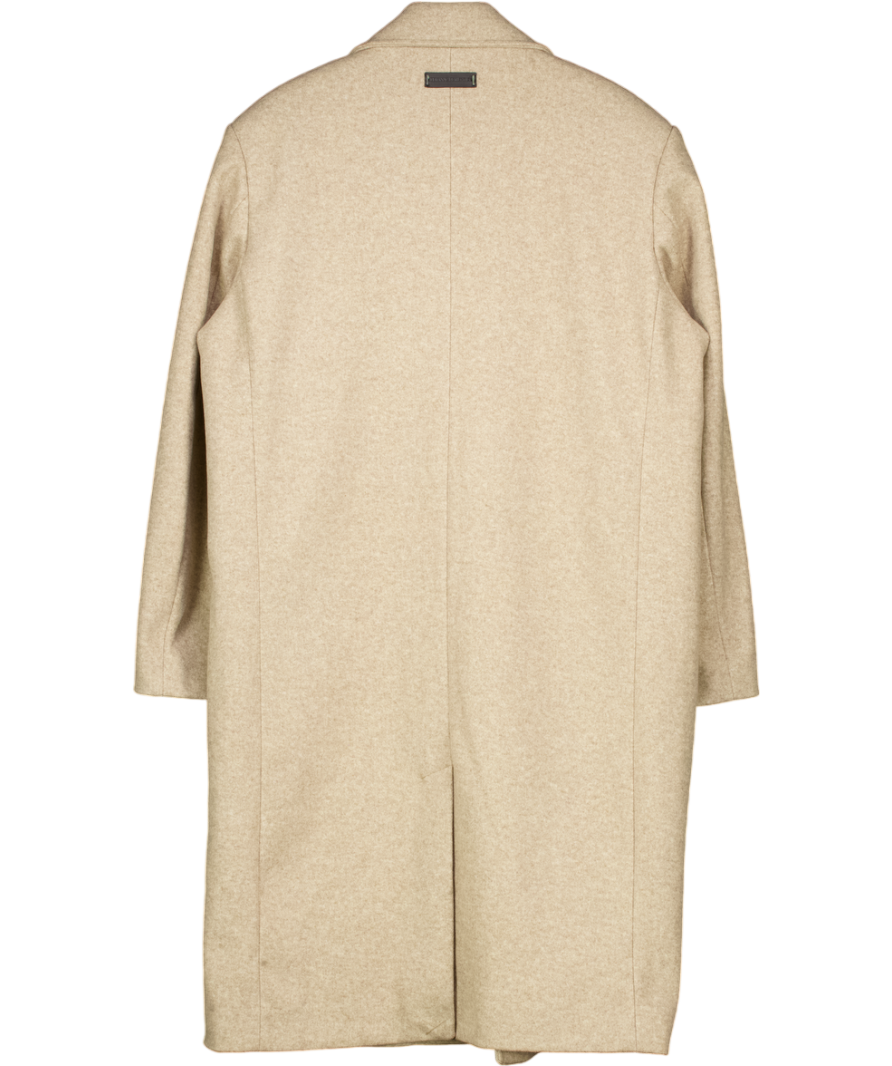 The Couture Club Beige Longline Overcoat UK L