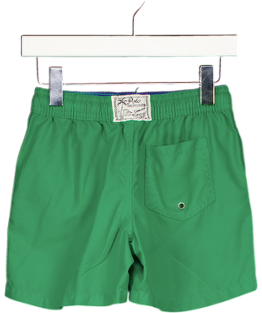 POLO RALPH LAURENGreen Drawstring Swim Shorts 5 Years