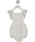 Freya Lillie White Organic Cotton Broderie Lace Romper 3-4 Years