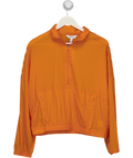 SPANX Orange Oranve 1/2 Zip Air Essentials Track Top UK M