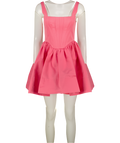 STAUD Pink Landscape Corset Minidress Us4 UK 8