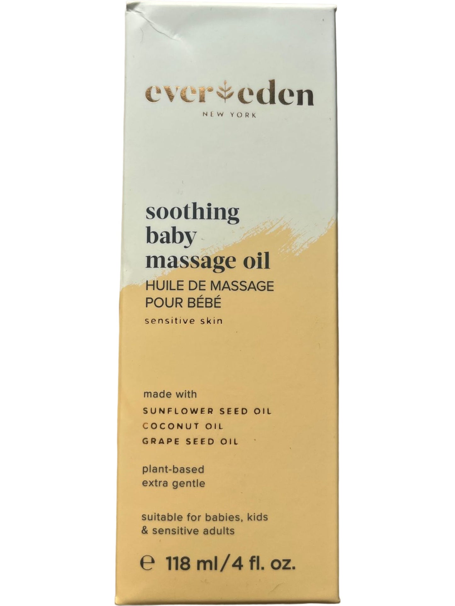 Evereden Soothing Baby Massage Oil 118ml