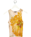 PALOMA WOOL Beige Printed Abstract Tank Top UK XS