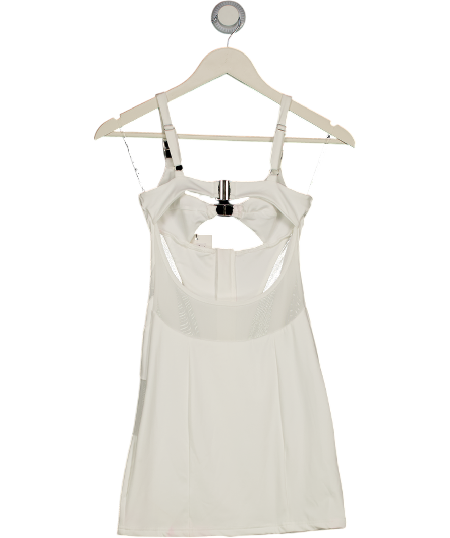 OUTCAST White Dominate Mini Dress UK XS