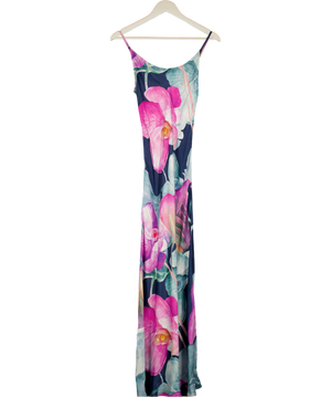 CONDITONS APPLY Blue Orchid Print Strappy Maxi Dress UK XS