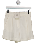 H&M Cream Linen Blen Shorts UK 6